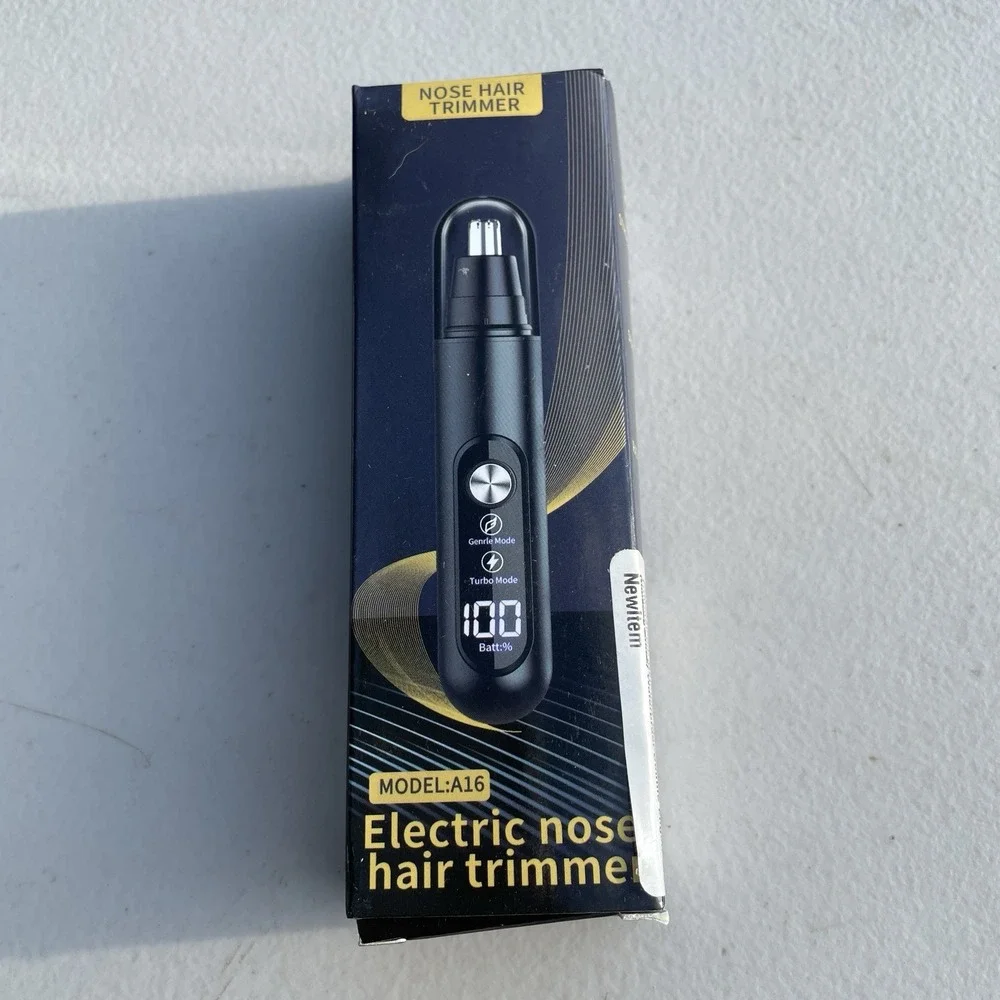 Digital Nose Hair Trimmer USB-C Rechargeable Painless Ear Eyebrow Clipper Men